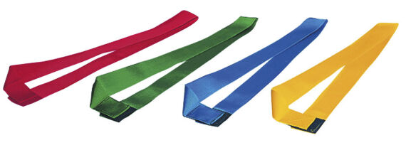 Mannschaftsband / Teamband mit Klett, 120 cm, rot