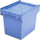 Box aus Kunststoff mit Klappdeckel, 410 x 300 x 340 mm