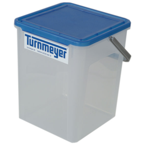 Aufbewahrungsbox aus Kunststoff mit Deckel 7 Liter, 23x22x27,5cm