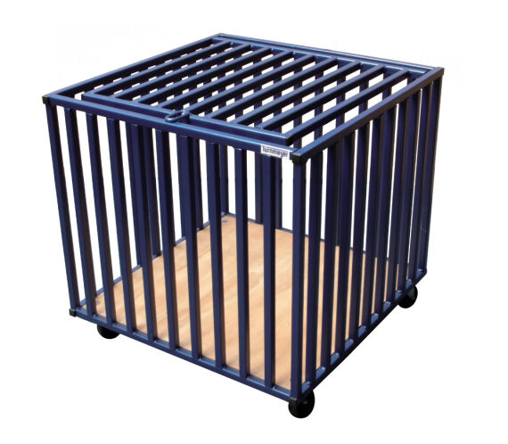 Ballwagen aus Stahlrohr, Heavy, 70 x 70 x 70  cm
