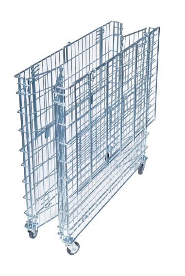 Ballwagen / Gitterwagen aus Stahldraht verzinkt, klappbar, (LxBxH) 100 x 61 x 104 cm