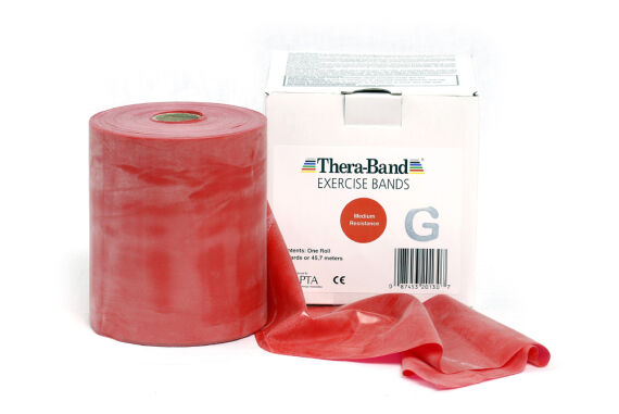 TheraBand Übungsband 45,5m x 12,8cm, stark, grün