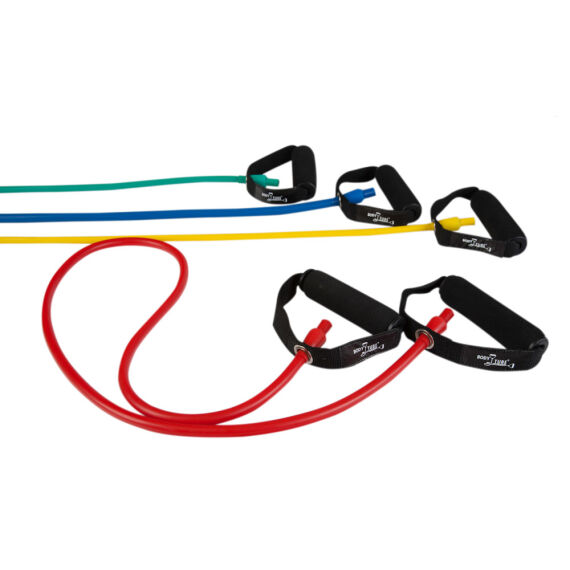 Body-Tube mit Schaumstoffgriffen, mittel / grün