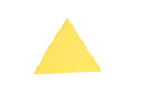 Bodenmarkierung Dreieck 24 cm gelb