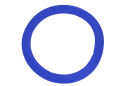 Bodenmarkierung Ring Ø 32 cm blau