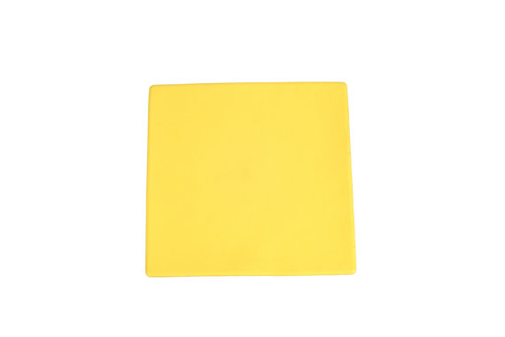 Bodenmarkierung Quadrat 20 x 20 cm gelb