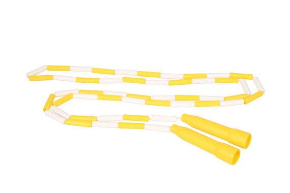 Beaded Rope, gelb-weiß, 2,40 m