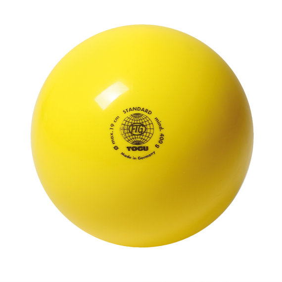 Togu Gymnastikball Standard, Ø19cm, 420g, gelb