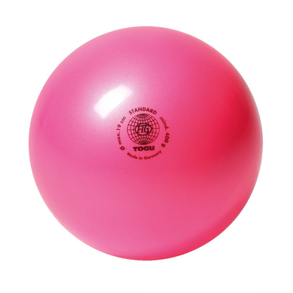 Togu Gymnastikball Standard, Ø19cm, 420g, hot-pink