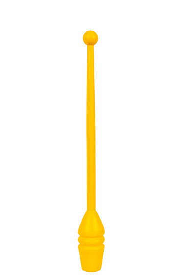Gymnastikkeule Wettkampf aus Kunststoff, 44 cm, gelb