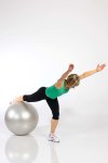 Togu Gymnastikball ABS Powerball, Ø 65 cm, silber