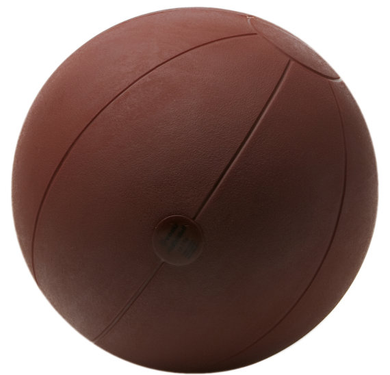 Togu Medizinball aus Ruton, 2 kg, Ø 28 cm, braun