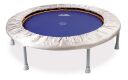 Trimilin Trampolin Med, 36 Federn, Ø 102cm, für 40-100kg, Matte blau, Randbezug silber