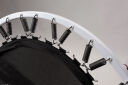 Trimilin Trampolin Sport, 36 Federn, Ø 102 cm, für 50-125 kg, Matte schwarz, Randbezug silber