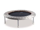 Trimilin Trampolin Swing, mit Gummikabel, Ø 120 cm, für bis zu 90 kg, Matte schwarz, Randbezug silber