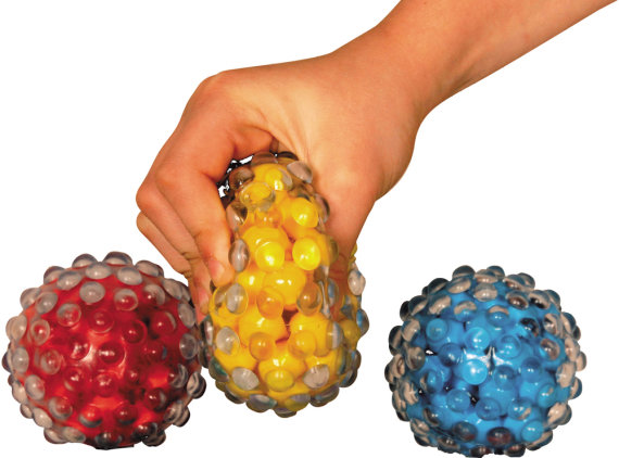 Spordas Sensory Ball Grab-N-Balls, 3er-Set, Ø 10 cm