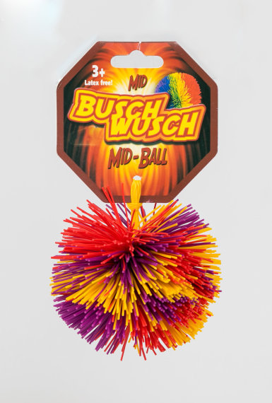 Busch Wusch Midi Silikon-Fädenball, Ø 9 cm, 60 g