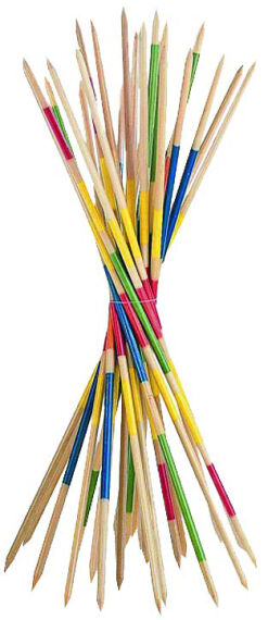 Riesen Mikado, 25 Mikadostäbe, Länge: 90 cm