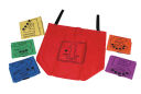 Hüpfsack, 6er Set, nummeriert, 30x60 cm