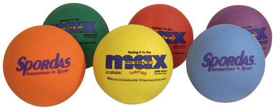 Spordas Max Playground Ball, 6er-Set