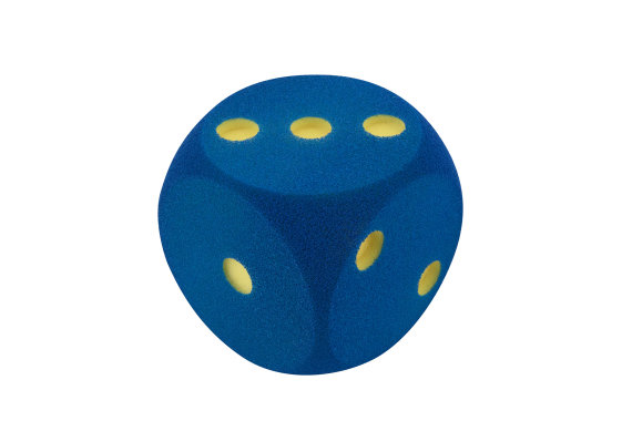 VOLLEY® Schaumstoffwürfel 16 cm, blau