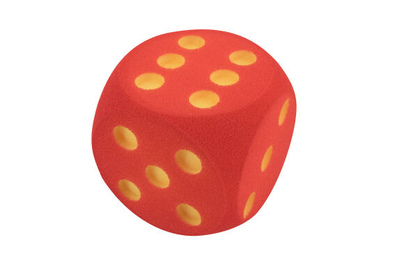 VOLLEY® Schaumstoffwürfel 16 cm, rot