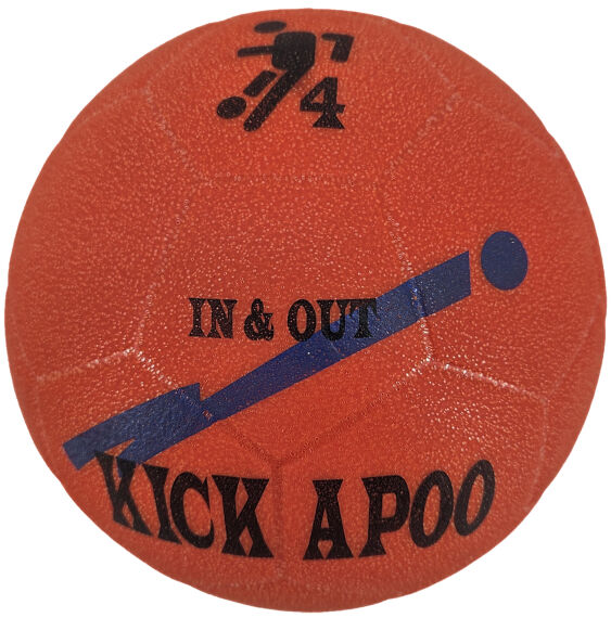 Fußball Hypersoft Kickapoo, Gr. 4, 340 gr. rot