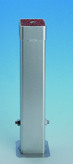 Bodenhülse Profil 80x80mm mit beschichtbarem Deckel