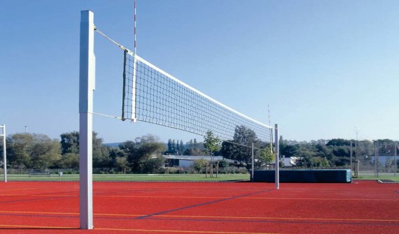 Volleyball-Netzpfosten Standard 80x80 mm
