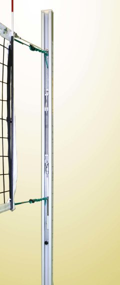 Volleyball-Netzpfosten-Integral-DVV II, 80x80mm