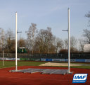 Stabhochsprungständer IAAF mit Bodenschlitten