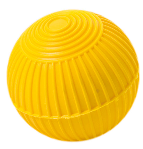Togu Wurfball aus Kunststoff, gelb, ca. 200 g