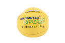 Wurfball aus Leder, ca. 200 g, gelb