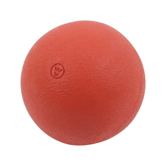 WV Wurfball aus Gummi, 200 g, Ø 76 mm, nicht springend, rot