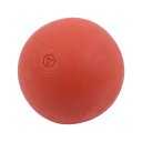 WV Wurfball aus Gummi, 200 g, Ø 76 mm, nicht springend, rot