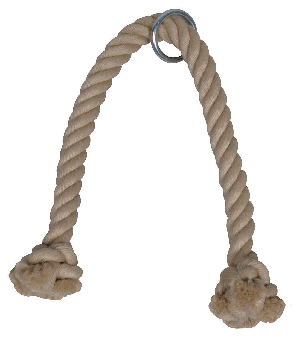 Trizepsseil 70 Cm – Robustes Nylonseil Für Kabeltrainer, Übungen Wie Trizepsdrücken & Bizepscurls