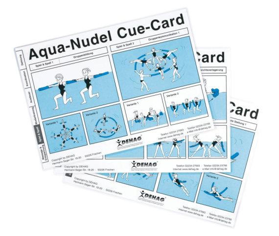 DEHAG Aqua Nudel Cue Cards