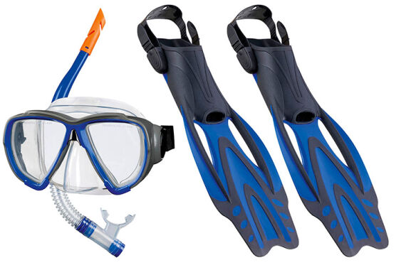 Beco Tauchermaske-Schnorchel-Flossen-Set PORTO DX 3.0, Erwachsene