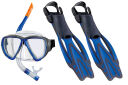 Beco Tauchermaske-Schnorchel-Flossen-Set PORTO DX 3.0, Erwachsene