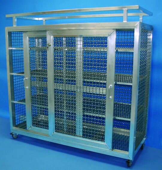 Alu Gerätewagen Maxi (BxHxL) 150x160x65cm