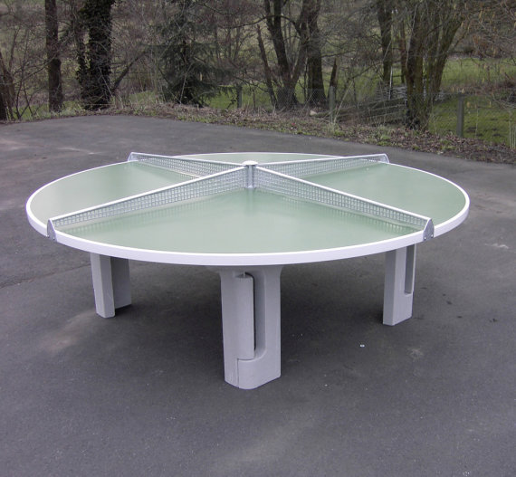 Tischtennisnetz (1/4) für Outdoor Tischtennistisch Rondo, 1/4 Netz, verzinkt