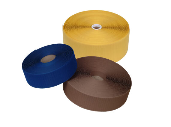Klettband 10 cm breit, dunkelbeige