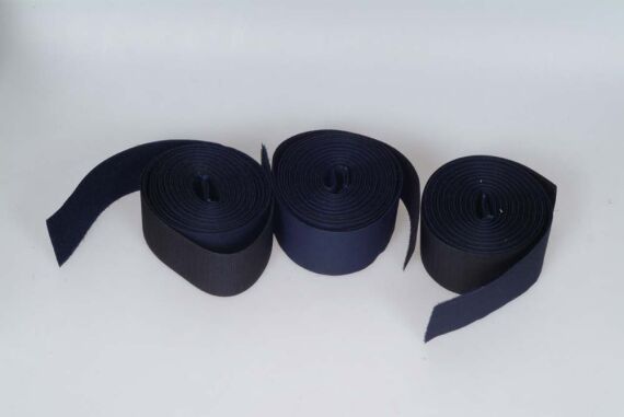 Klettbandgurte für Bodenturnmatte 3er Set, blau