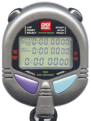DIGI Multifunktionsstoppuhr PC-110 (500 Memory)