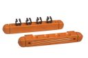 Wandhalter Antik für 4 Queues, braun
