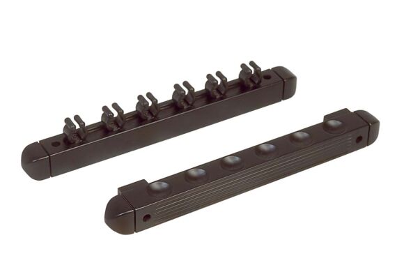 Wandhalter Antik für 6 Queues, schwarz