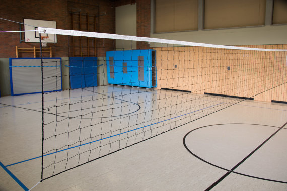 Huck Volleyballnetz Trainingsnetz 2 mm mit Stahlseil