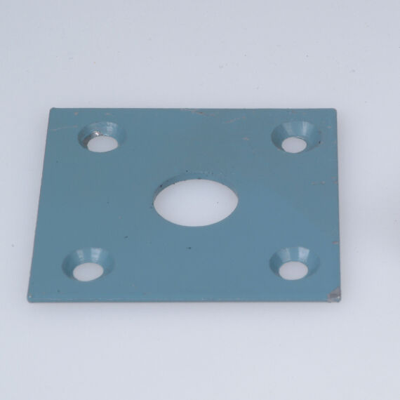 Bodenplatte 60x60mm mit 17 mm Bohrung