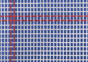 Eurotramp Sprungtuch, 426x213 cm aus 4x4 mm Nylonbändern mit eingenähten Stiften