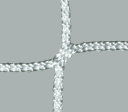 Huck Fußballtornetz knotenlos 7,5 x 2,5 m, Tiefe 80/150 cm, aus PP 4 mm